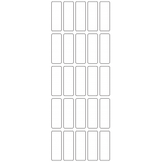 11075 - Label Size 17mm x 51mm - 6260 labels per roll 