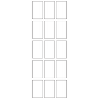 11077 - Label Size 30mm x 50mm - 3760 labels per roll