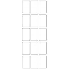 11077 - Label Size 30mm x 50mm - 3760 labels per roll 