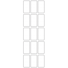 11078 - Label Size 26mm x 50mm - 3760 labels per roll 