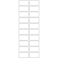 11079 - Label Size 50mm x 26mm - 4740 labels per roll 