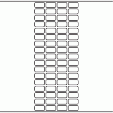 1108 - Label Size 23mm x 12mm - 18,720 labels per roll 