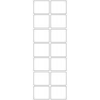 11082 - Label Size 48mm x 40mm - 3220 labels per roll