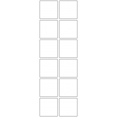 11084 - Label Size 46mm x 46mm - 2840 labels per roll 