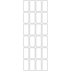 11087 - Label Size 22mm x 45mm - 5690 labels per roll 