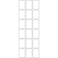 11089 - Label Size 30mm x 43mm - 4510 labels per roll
