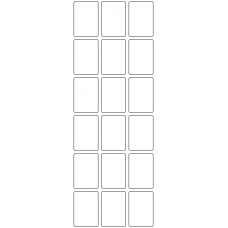 11089 - Label Size 30mm x 43mm - 4510 labels per roll 