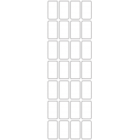 11093 - Label Size 20mm x 38mm - 6640 labels per roll