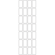 11093 - Label Size 20mm x 38mm - 6640 labels per roll 