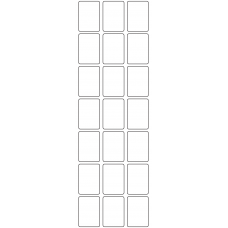 11095 - Label Size 26mm x 37mm - 5260 labels per roll 