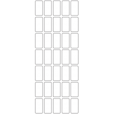 11097 - Label Size 18mm x 36mm - 8770 labels per roll 
