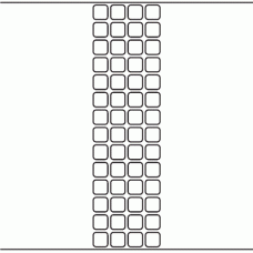 1110 - Label Size 15mm x 15mm - 15,400 labels per roll 