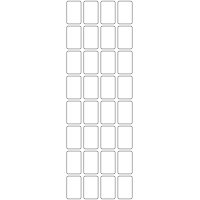 11101 - Label Size 20mm x 32mm - 8020 labels per roll