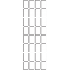 11101 - Label Size 20mm x 32mm - 8020 labels per roll 