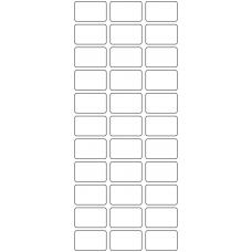 11102 - Label Size 32mm x 20mm - 9090 labels per roll 
