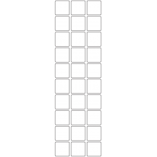 11105 - Label Size 26mm x 26mm - 7110 labels per roll 