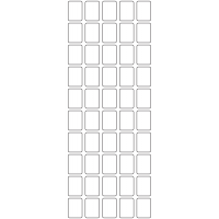 11106 - Label Size 18mm x 25mm - 12530 labels per roll