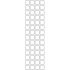 11110 - Label Size 15mm x 15mm - 15430 labels per roll 