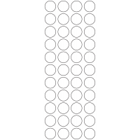 11125 - Label Size 20mm dia - 12130 labels per roll