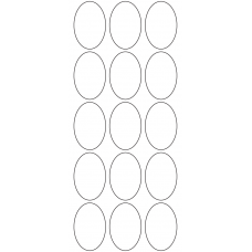 11134 - Label Size 32mm x 48mm - 4130 labels per roll 
