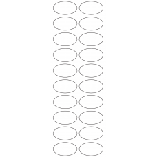 11136 - Label Size 45mm x 25mm - 4740 labels per roll 