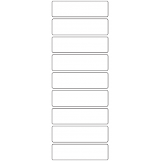 11144 - Label Size 89mm x 25mm - 2480 labels per roll 