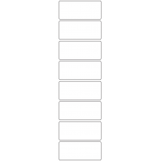 11145 - Label Size 80mm x 35mm - 1840 labels per roll 