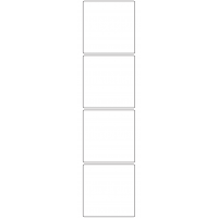 11146 - Label Size 74mm x 74mm - 910 labels per roll
