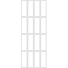 11147 - Label Size 25mm x 73mm - 3670 labels per roll 