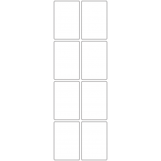11148 - Label Size 48mm x 73mm - 1840 labels per roll 