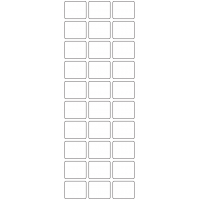 11150 - Label Size 32mm x 26mm - 7110 labels per roll