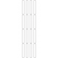 11155 - Label Size 10mm x 70mm - 3790 labels per roll