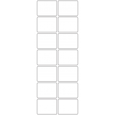 11156 - Label Size 51mm x 39mm - 3320 labels per roll 
