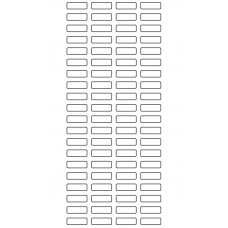 11161 - Label Size 18mm x 6mm - 27560 labels per roll 