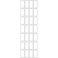 11167 - Label Size 20mm x 40mm - 6360 labels per roll