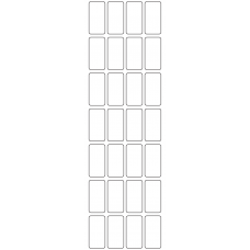 11167 - Label Size 20mm x 40mm - 6360 labels per roll 