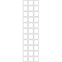 11168 - Label Size 23mm x 23mm - 7820 labels per roll