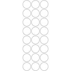 11178 - Label Size 35mm dia - 5450 labels per roll 