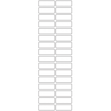 11180 - Label Size 43mm x 15mm - 7590 labels per roll 