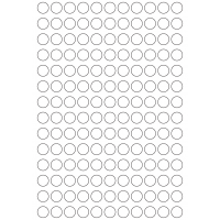 11182 - Label Size 15mm dia - 36510 labels per roll