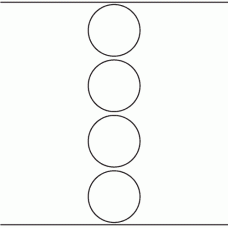 1119 - Label Size 65mm dia - 1,000 labels per roll 