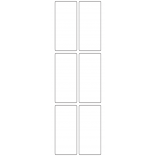 11192 - Label Size 36mm x 80mm - 1650 labels per roll 