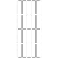 11195 - Label Size 18mm x 63mm - 6480 labels per roll
