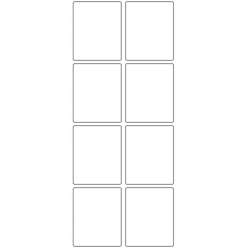 11196 - Label Size 50mm x 60mm - 2200 labels per roll 
