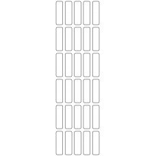 11198 - Label Size 11mm x 38mm - 8270 labels per roll 