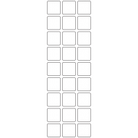 11201 - Label Size 25mm x 25mm - 7260 labels per roll
