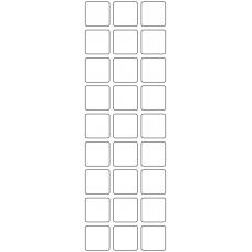 11201 - Label Size 25mm x 25mm - 7260 labels per roll 
