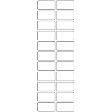 11202 - Label Size 40mm x 20mm - 6060 labels per roll 