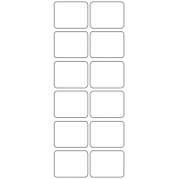 11205 - Label Size 40.6mm x 31.8mm - 3890 labels per roll