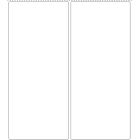 11221 - Label Size 108mm x 250mm - 550 labels per roll